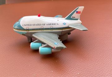 United States of America Toytech Air Force One Pull Back 4" Toy Plane Boeing Airplane