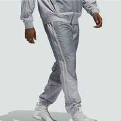Adidas Men's Next Level Street Basketball Pants Grey Large 