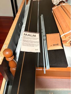 IKEA Malm Bed Frame Queen Size — Disassembled with Brand New Hardware!
