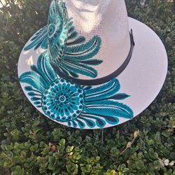 Artisanal Hand Painted Hat