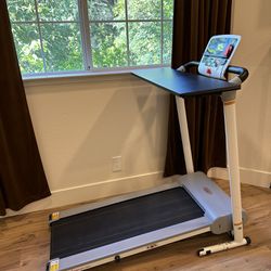 Treadmill With Tray