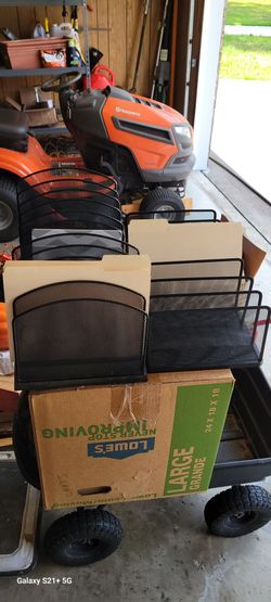 4 desktop file/document organizer/holder $10