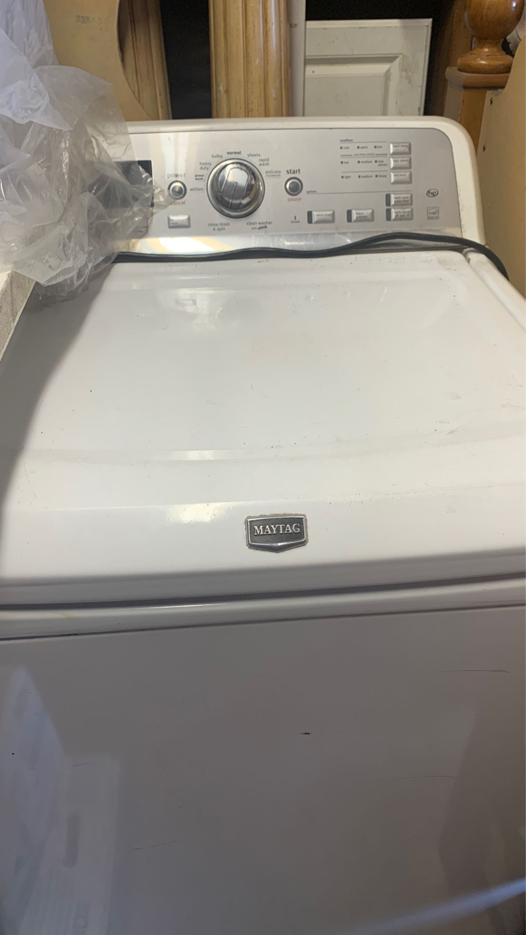 Maytag bravos XL washing machine