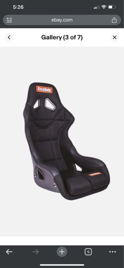 RaceQuip Black Racing Bucket Seat - LRG