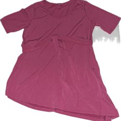NWT Phiphany Pink Asymmetrical Blouse 