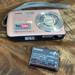 Casio Exilim Digital Camera EX-Z33 10.1 Pink Tested