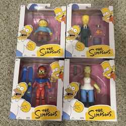 Jakks Pacific the Simpsons Wave 6 Complete (Homer, Mr Burns, Ralph, Flanders)