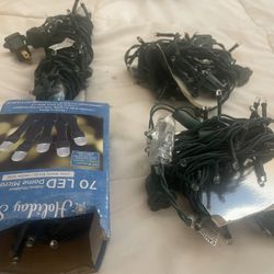 Cool White Led Xmas Lights  5 Sets