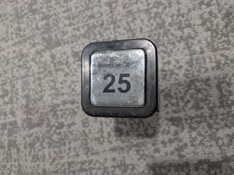 Reebok 25lb square dumbbell
