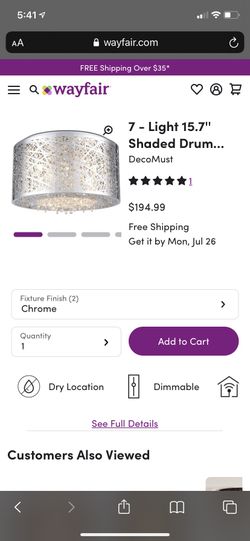 Wayfair Inca 7 Ceiling Light Flush Mount
