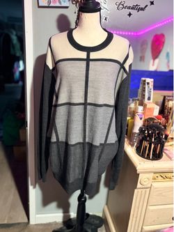 NWOT Dockers color- block geometric sweater -XL