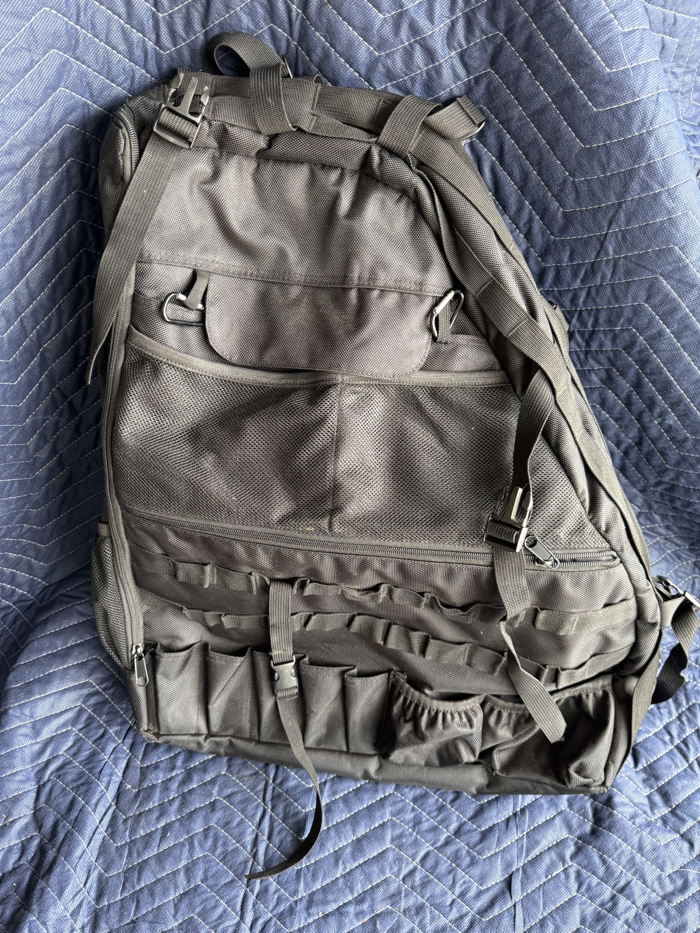 JEEP PASSENGER ROLL BAR SADDLE BAG STORAGE UTILITY BAG. NEVER USED