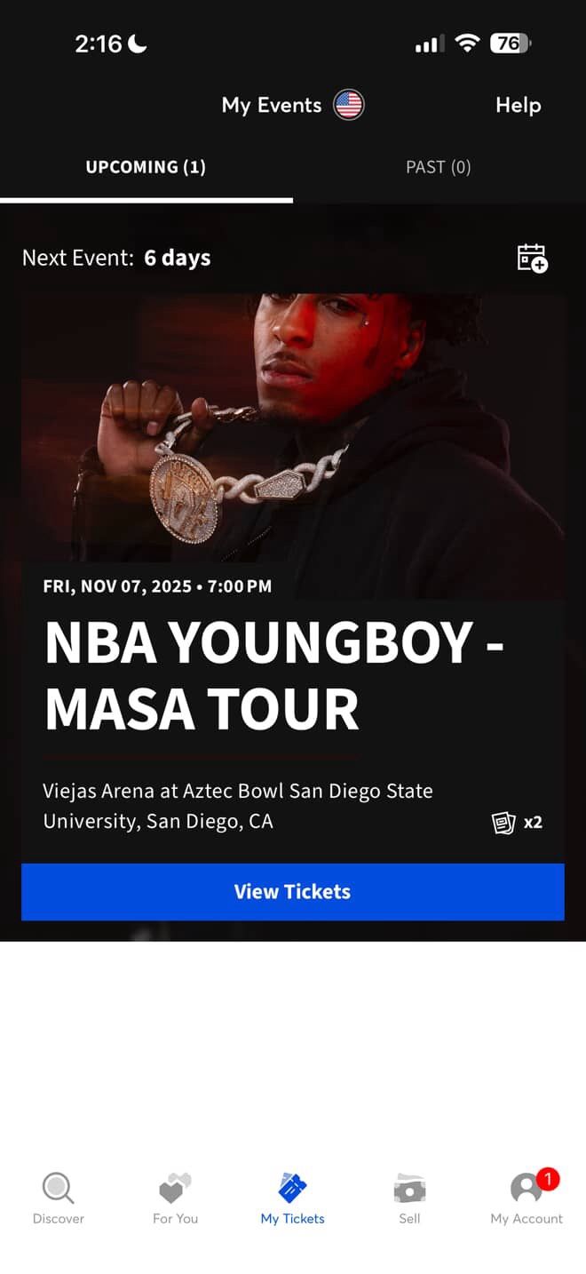 NBA YOUNGBOY TICKETS