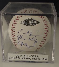 Kershaw, Ethier, Kemp signed 2011 All-Star ball