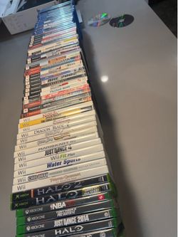 Huge video game lot mixed