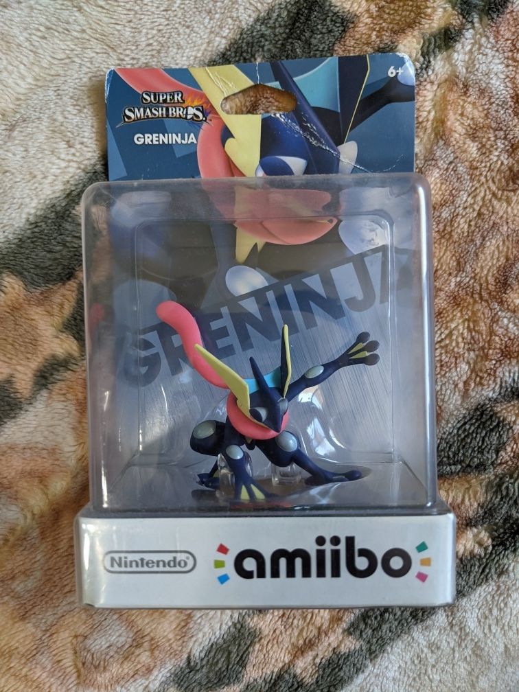 Nintendo Greninja Super Smash Bros Series Pokemon amiibo Figure Wii U 3DS Switch