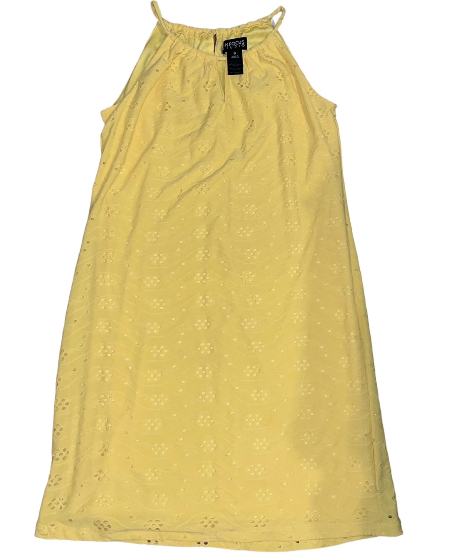 New and Tagged Banana Yellow Summer Dress Size 6