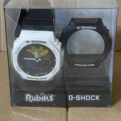 Rare Rubiks X GShock Collab Watch 