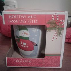 Christmas Snowman Holiday Mug Cup