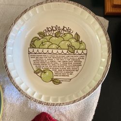 Vintage Apple Pie Plate