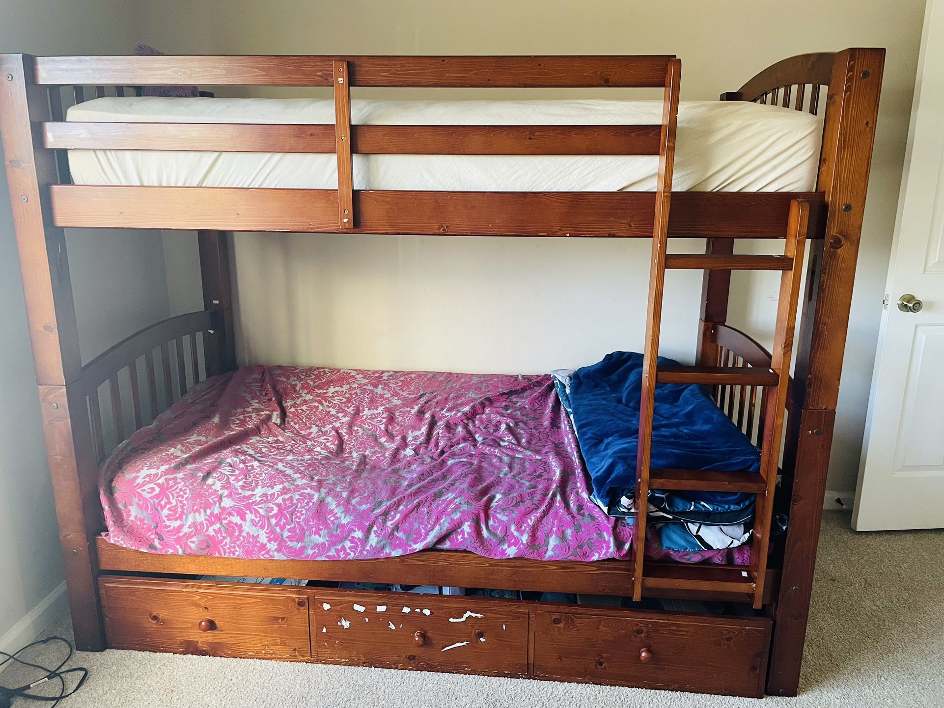 Wooden Bunk Bed