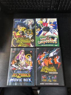 Los Caballeros Del Zodiaco Vol 1, 6, Hades Saga + Super campeones - 4 Dvd Lot