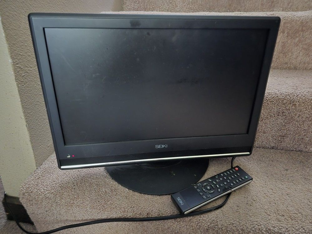19" TV With Remote