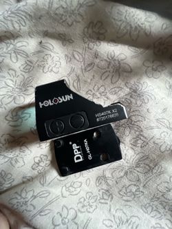 Holosun407k  x2 with hellcat pro adapter plate