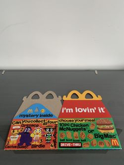 Cactus Flee Market McDonald’s Happy meal Box