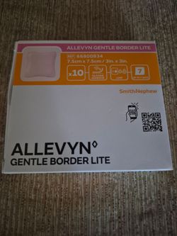 Allevyn gentle borders foam dressing 3x3