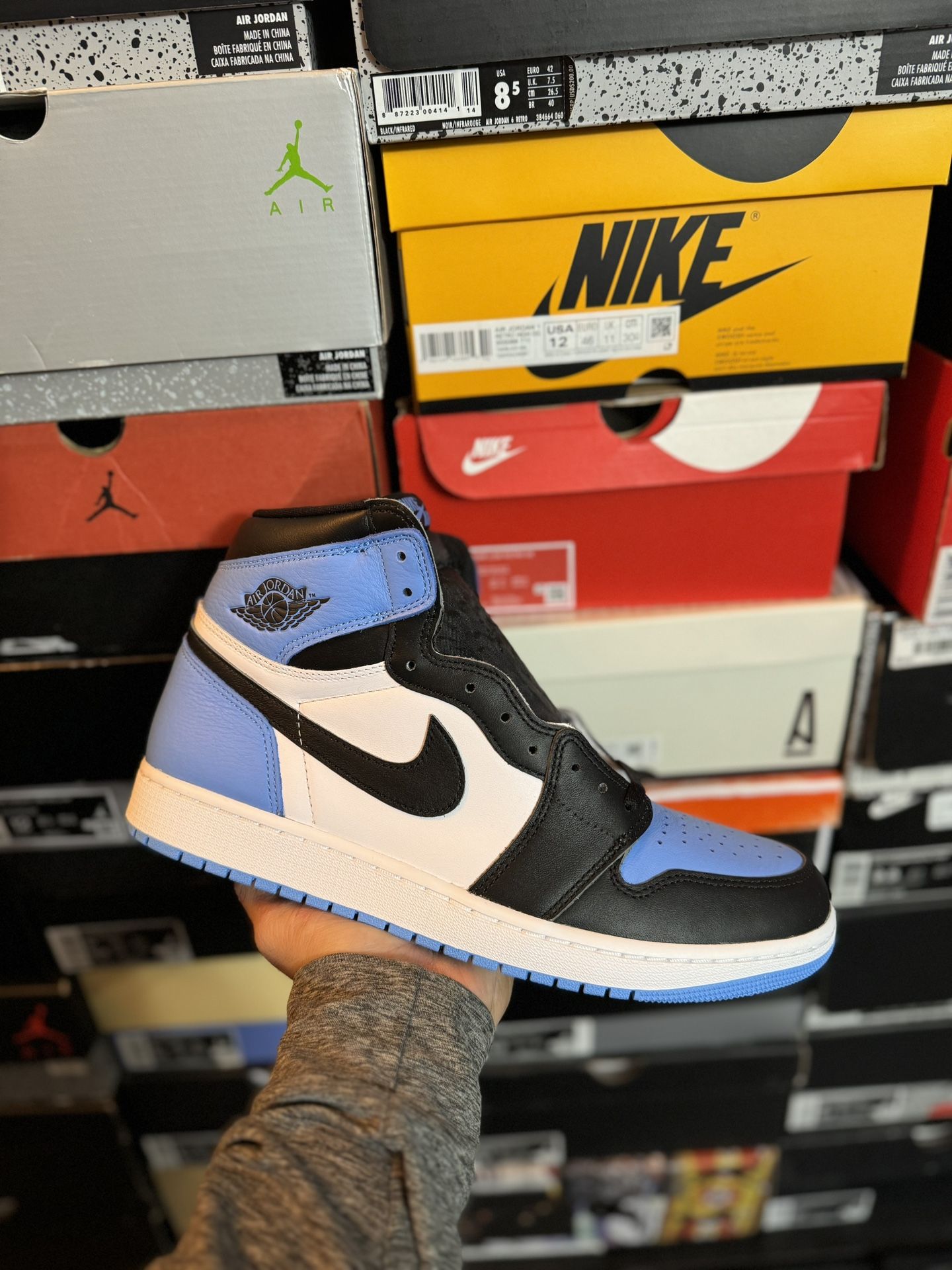 DS Jordan UNC Toe 1s size 12