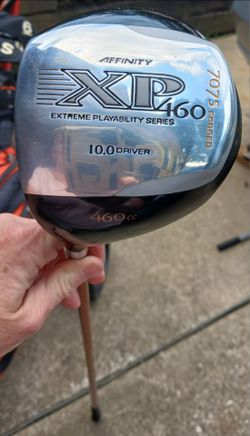 AFFINITY XP 460 DRIVER W/10.0-DEGREE LOFT & 7075 FORGED EXTREME PLAYABILITY SERIES 460CC HEAD VOLUME