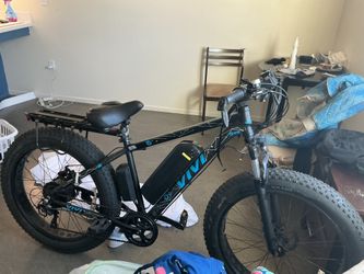 Vivi Electric Bike 26" x 4.0 Fat Tire Electric Bike 500W All Terrain Electric Bike Long Range Electric Mountain Bike with 48V 13Ah Removable Battery