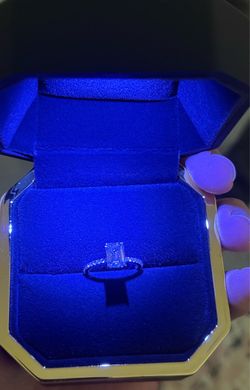 Emerald Cut Diamond Engagement Ring