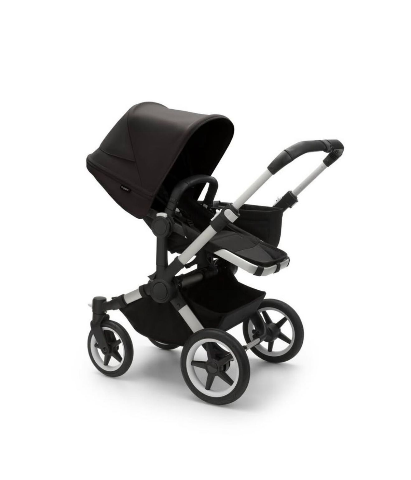 Bogaboo Donkey Doble Stroller In Black And Silver, Perfect Conditions With All The Attachments