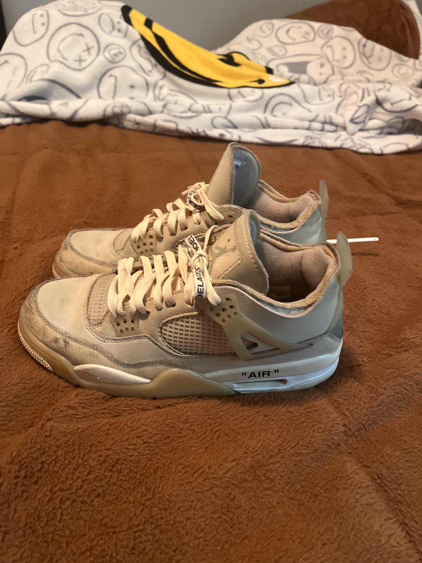 Jordan 4 Off White Beige