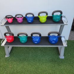 KETTLE BELLS SET 9 PIECES BRAND NEW 
