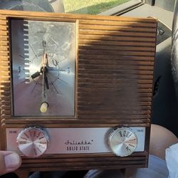 Juliette Clock Radio working Vintage Mid Century
