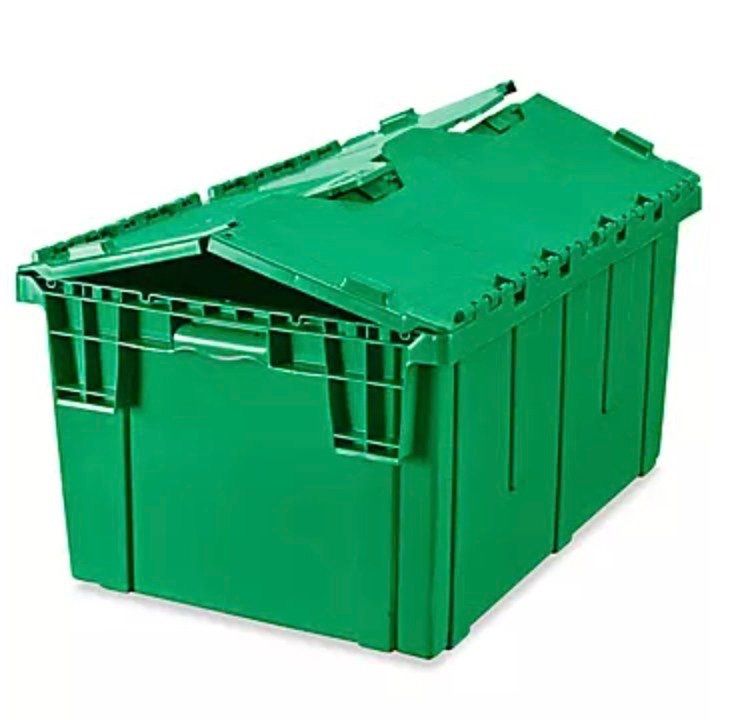 Storage bins / moving supplies 26” x 19” x 14” Uline Round Trip Totes