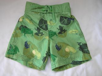 Baby Boys 6/12 Months Frog Print Swim Shorts