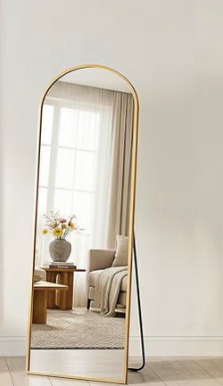 Standing Mirror Gold