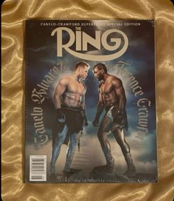 NEW, The Ring Magazine Canelo vs Crawford Special Edition. Poster Inside.