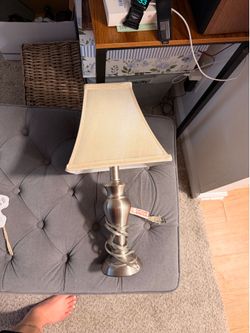 Lamp with lightbulb