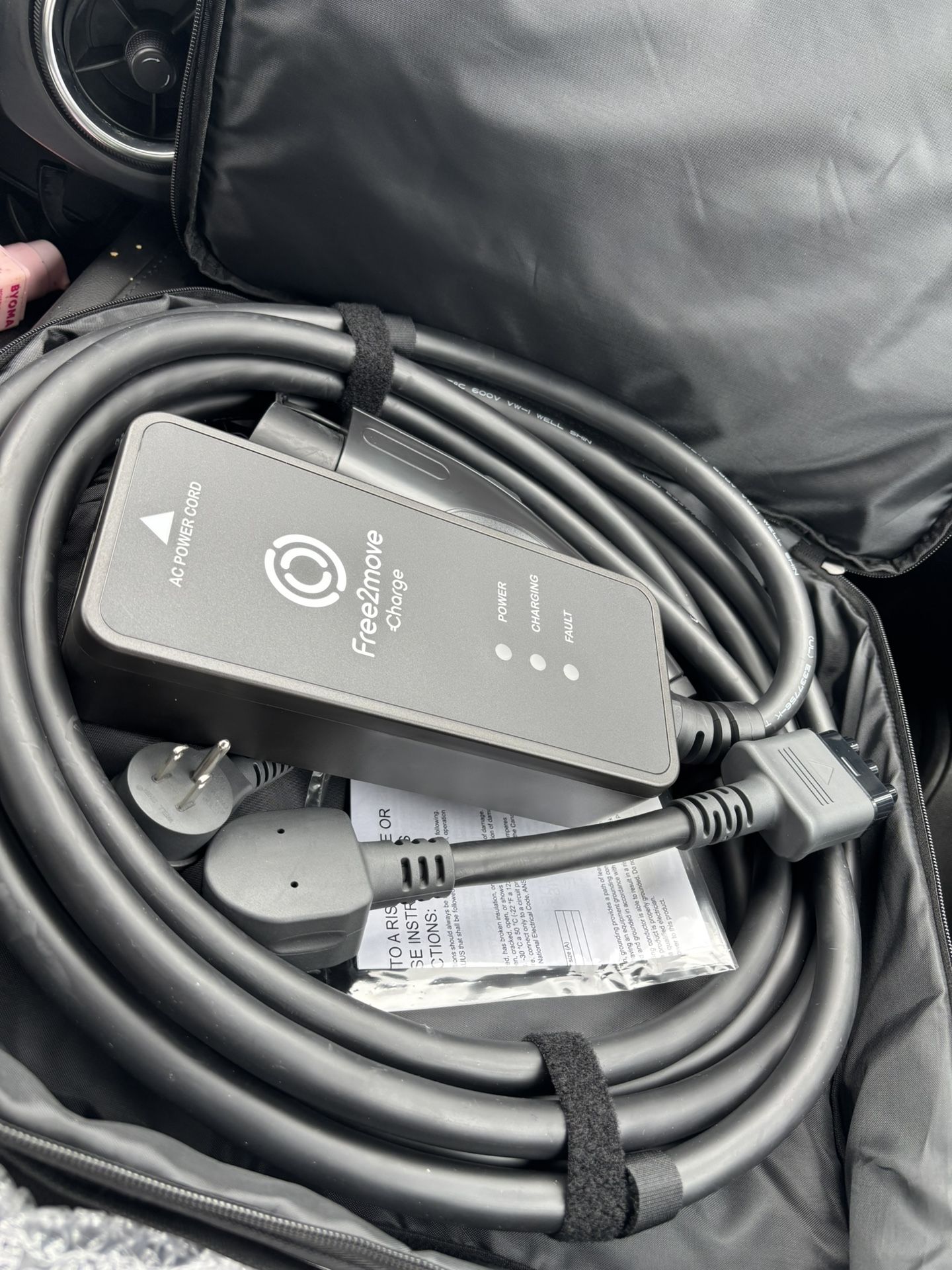 Free2Move Lvl 2 EV Charger Black