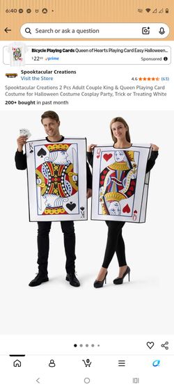 COUPLES KING OF SPACES &  LADIES QUEEN OF HEARTS