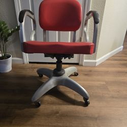 1950 Red Office Chair