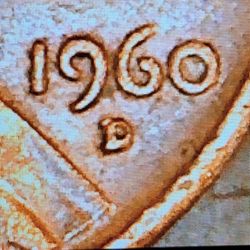 1960 D Brn Lincoln Memorial Penny 