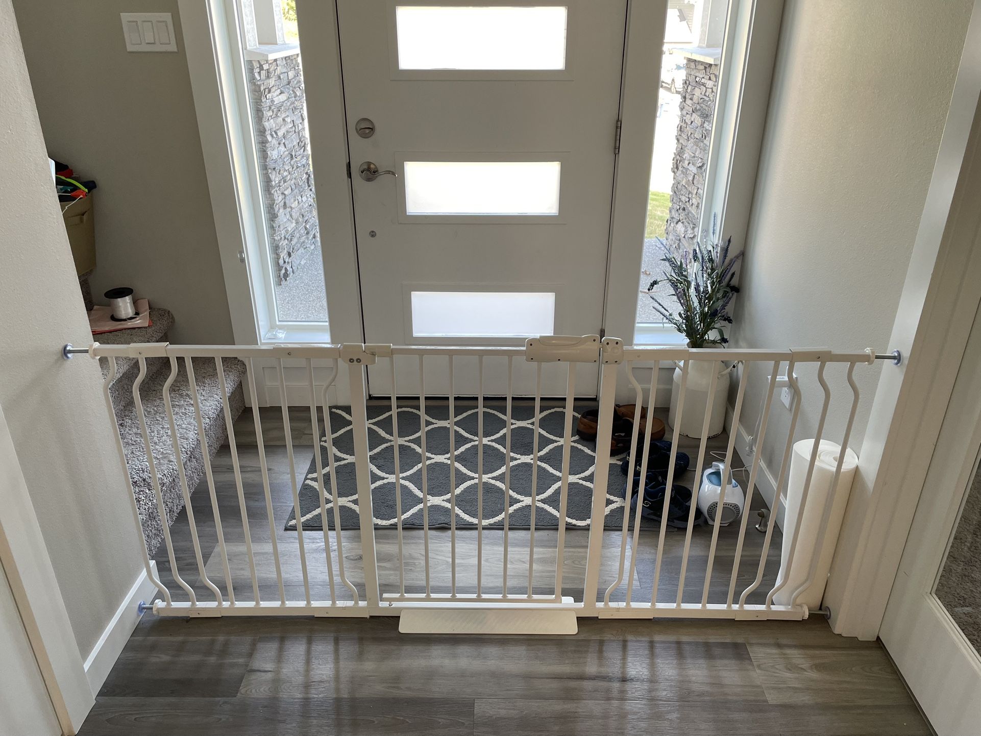 Baby/dog Gate For Up To 74inch Wide Opening
