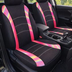 Front Car Seat Cover Set 4PCS (Front Seats Only) Universal Fit Car Truck SUV – Stylish & Easy Install