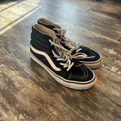 Black Vans sk8 Hi (skate Hi) Men’s SZ 7/womens 8.5